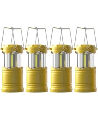 4 pack Led Camping Lantern Flashlight Portable Collapsible Hanging Emergency Light