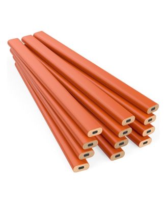 Carpenter Pencils Hard Lead Wooden Lumber #2 HB Black