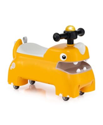 Toddler Walking Ride-On Car Toy with Lights and Music