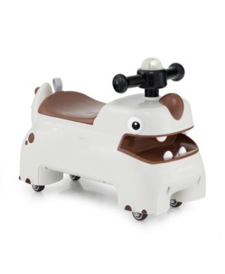 Toddler Walking Ride-On Car Toy with Lights and Music