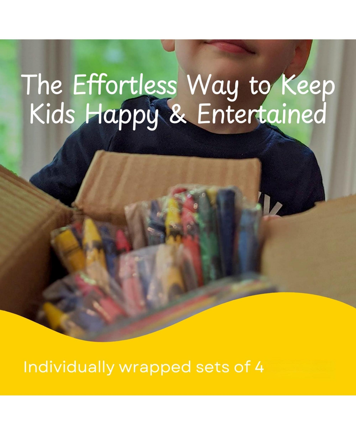 Gnuadz Bulk Crayons Individually Wrapped Party Favors 25 Sets