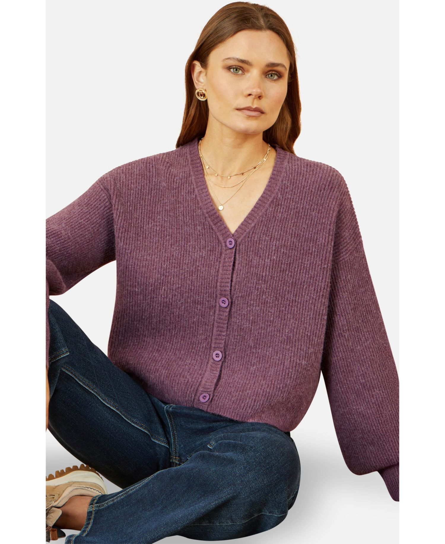 Women's Marl Knit Cardigan