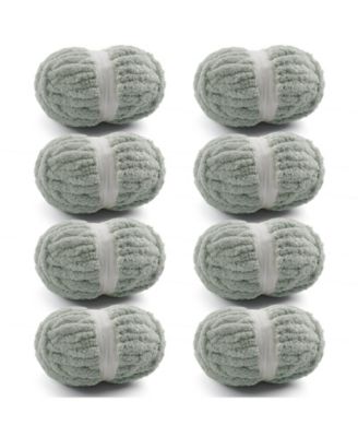Chenille Chunky Yarn for Hand Knitting Crocheting 7.7 Ounce