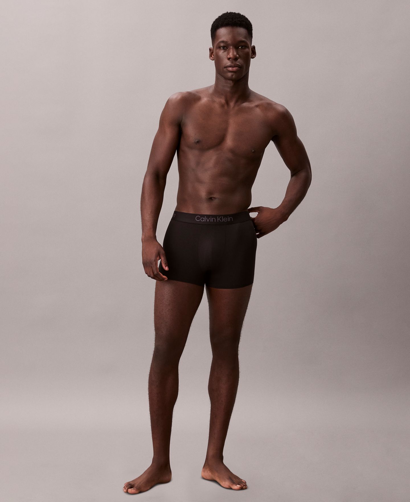 Трусы для мужчин, модал, 3 шт. — Calvin Klein, цвет: Чёрный — фото 2
