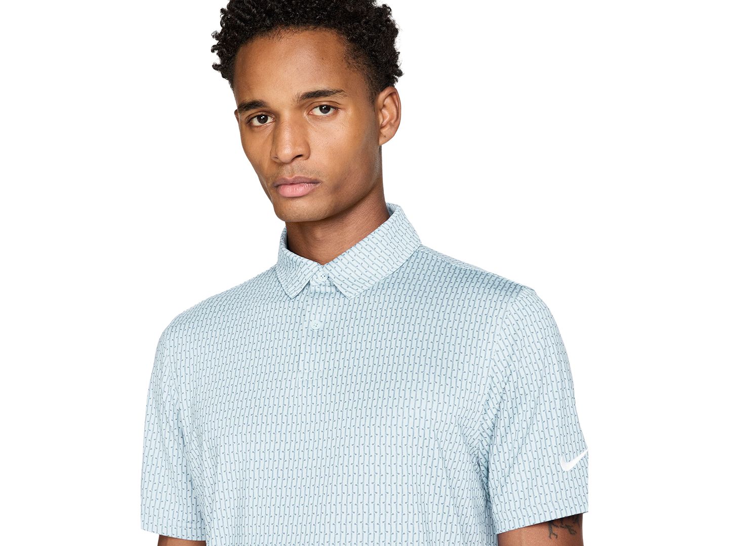 Мужское поло Nike Velocity Dri-FIT Golf Polo Shirt, цвет: Синий — фото 2