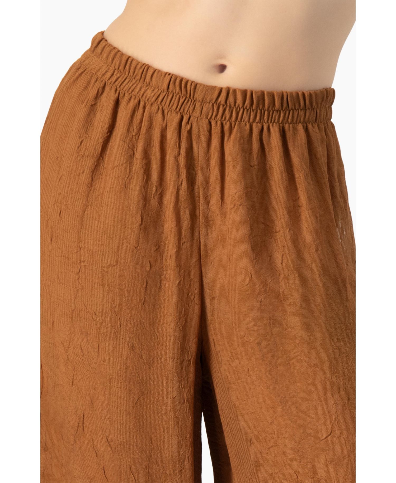 Women's Airy Wide-Leg Elastic Waist Pants