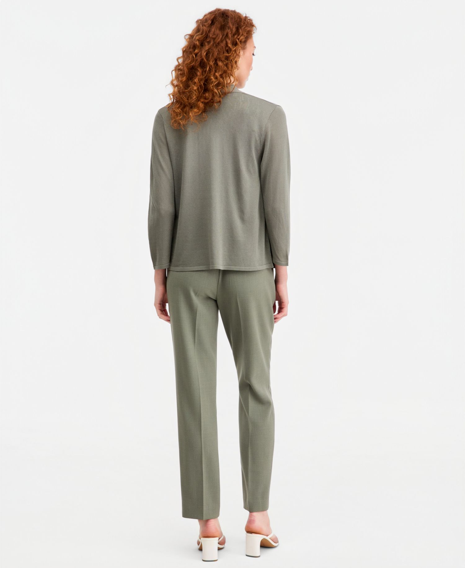 Women's Fly-Front Slim Pants