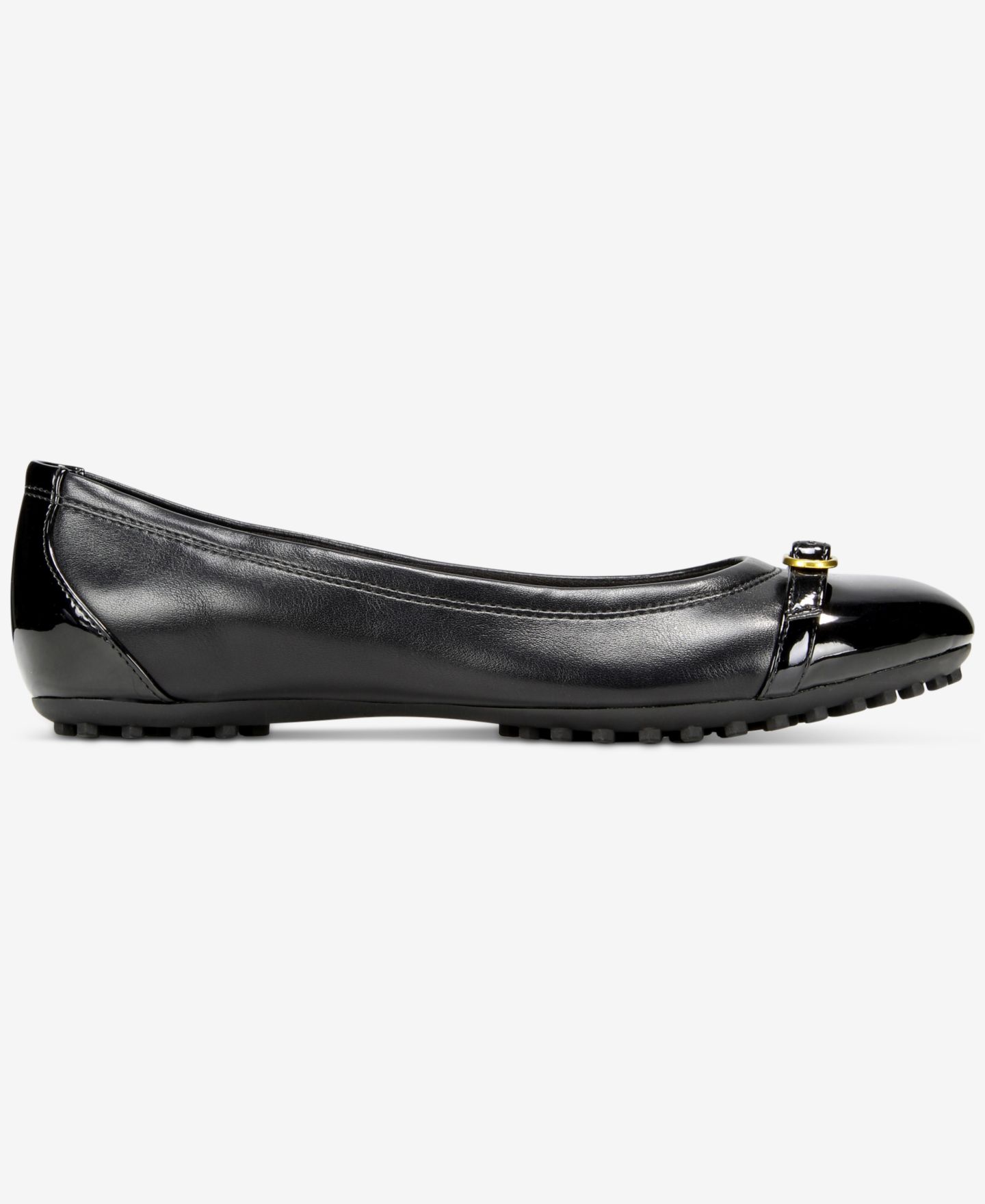 Женские балетки Giani Bernini Carrla Cap Toe Ballet Flats, цвет: Чёрный — фото 6