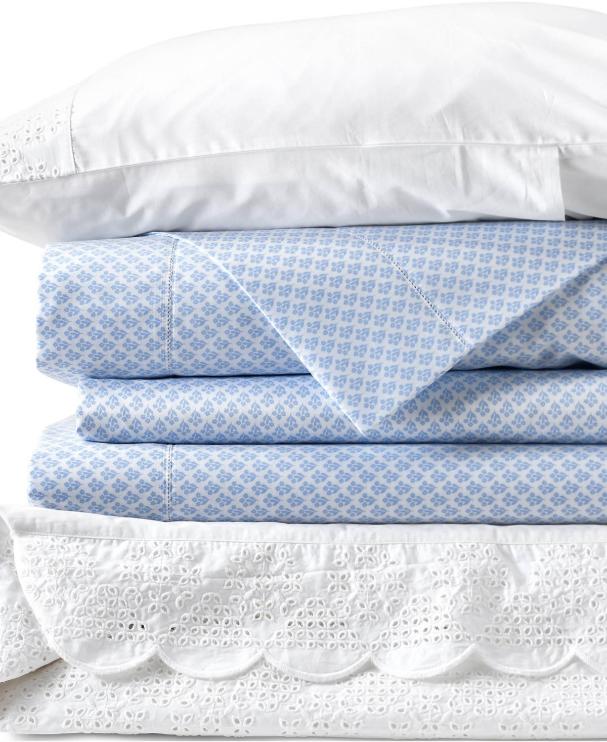 Lands' End Eyelet Duvet Cover