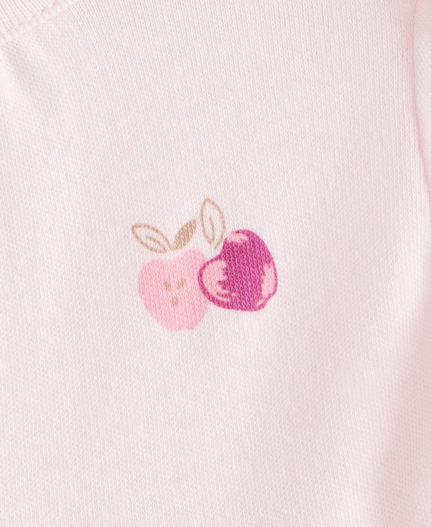 Платье First Impressions Short-Sleeve Apple-Print Dress для девочек-малышей, цвет: Розовый — фото 3