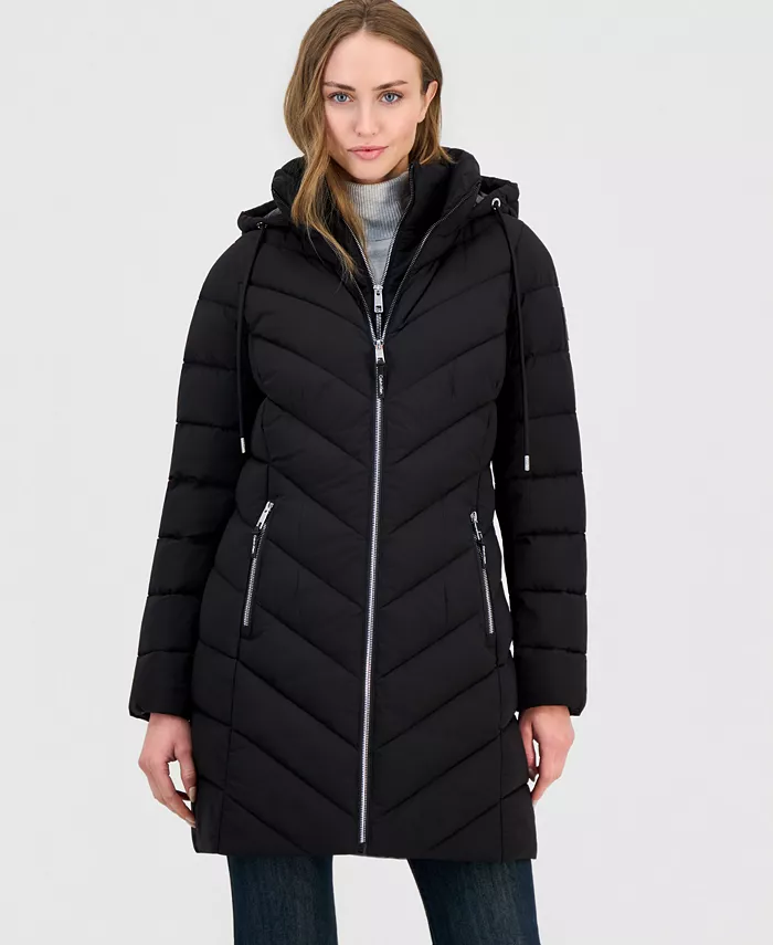 Women's Bibbed Packable Puffer Coat