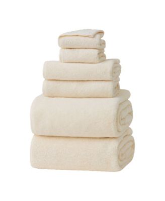 Solid Dobby 6-Piece Bath Towel Set