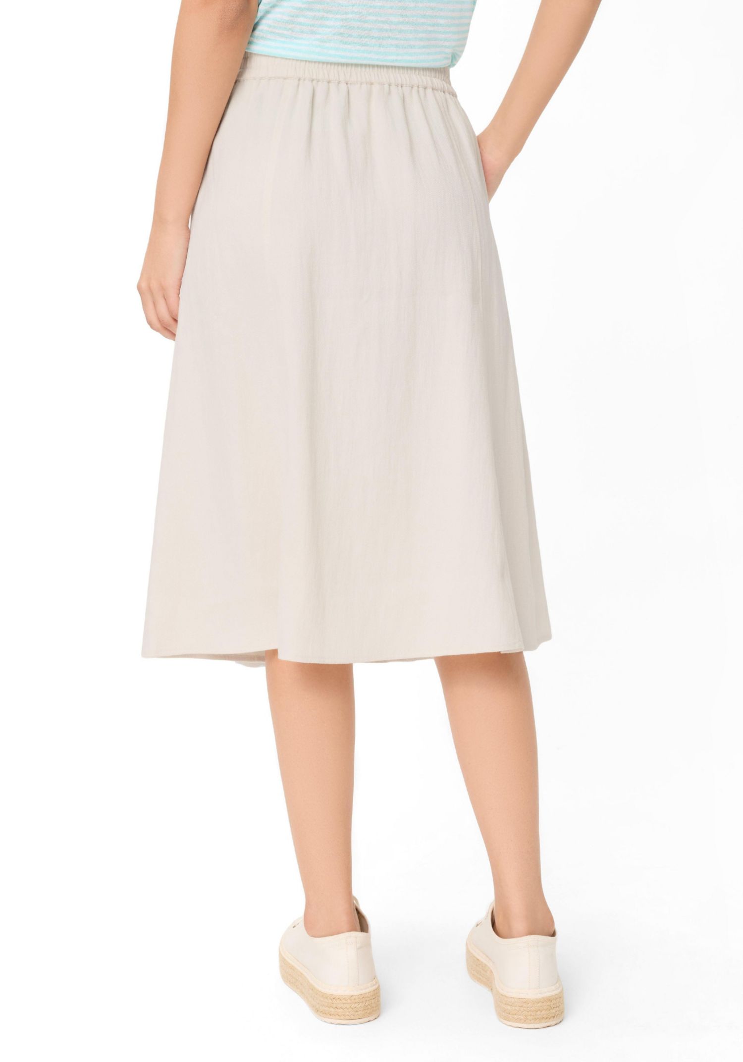 Women's Twill A-Line Skirt
