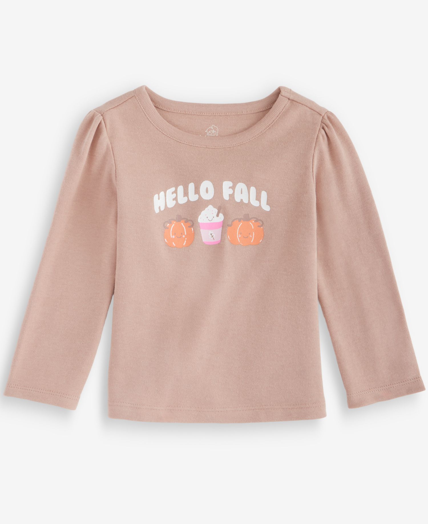 Baby Girls' 3M-24M Mix & Match Long-Sleeve Hello Fall T-Shirt