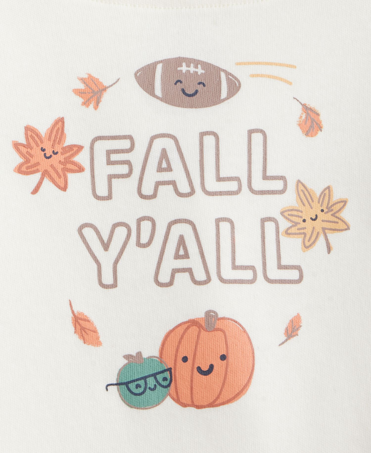 Baby Boys' 3M-24M Mix & Match Short-Sleeve Fall Y'all T-Shirt