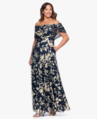 chic me evening dresses Celebrity Inspired Black Evening Dress With Gold Chain – Mislish main image 1