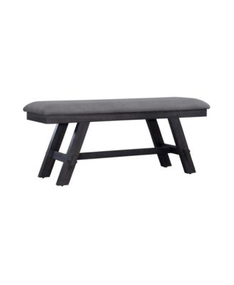Lawson Bench (RTA) in Slate with Weathered Top