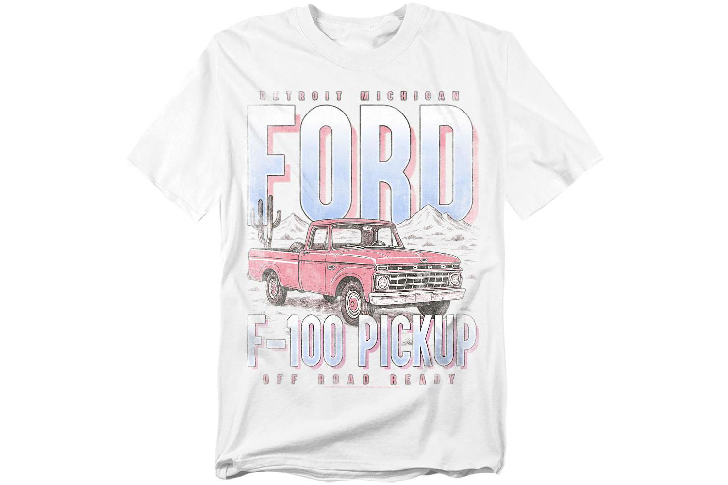 Men's Ford Trucks F100 Pickup Retro T-Shirt