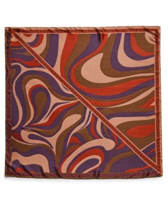 Swirly Girly Printed Square Scarf