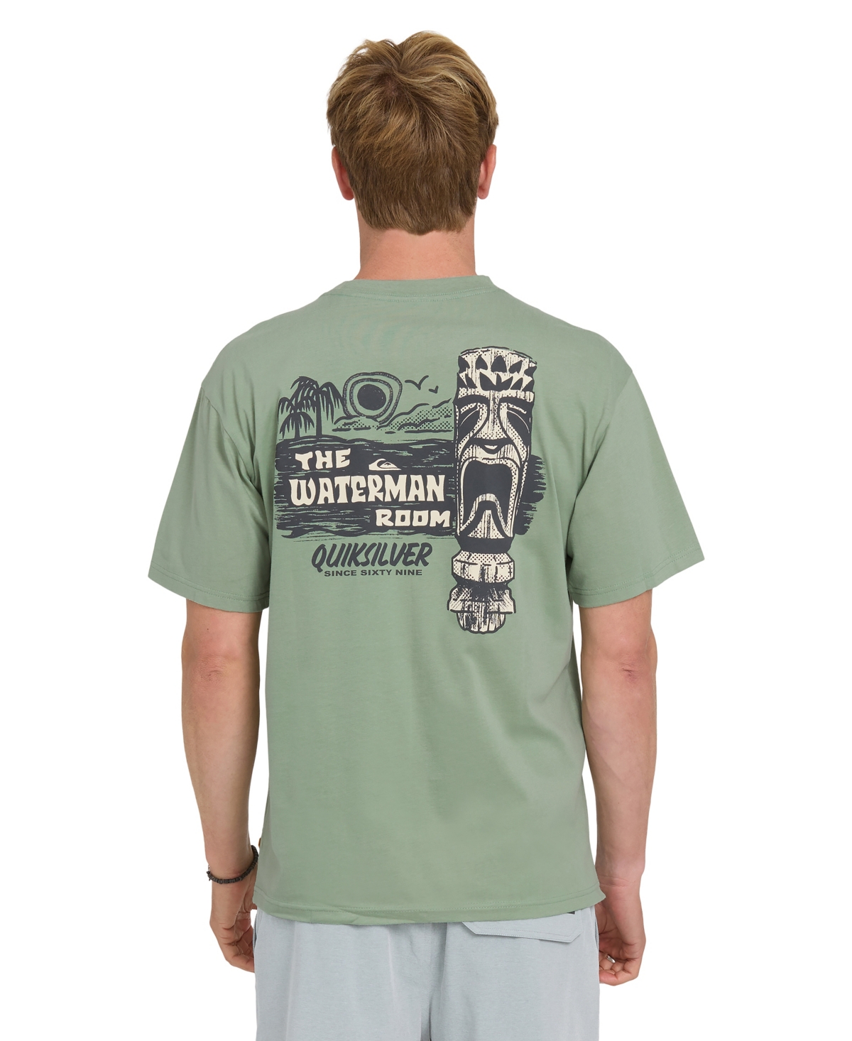 Quiksilver Waterman Men's Room Classic Short-Sleeve T-Shirt