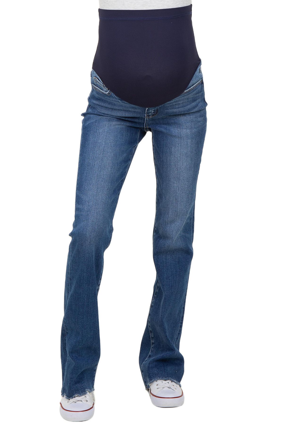 Pinkblush Women's Bootcut Jeans with Frayed Hem view 2 — MAYCSS fashion products