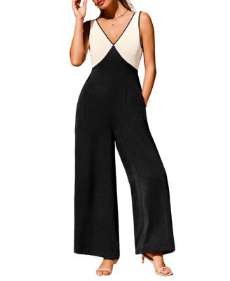 Women's Modernist Two-Toned Jumpsuit