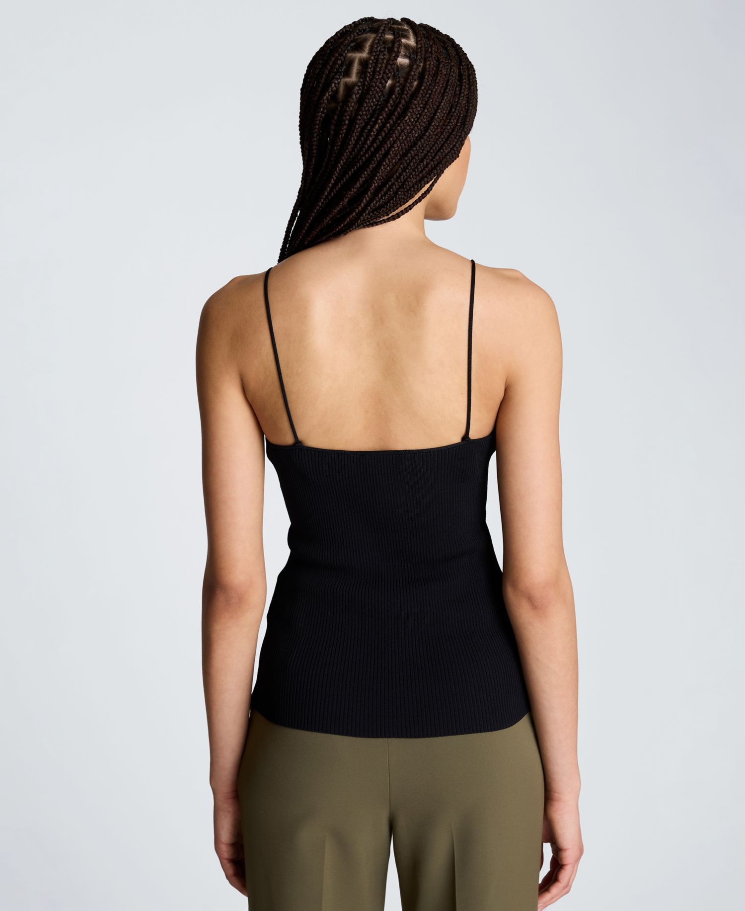 Women's Ribbed Halter Neck Sweater