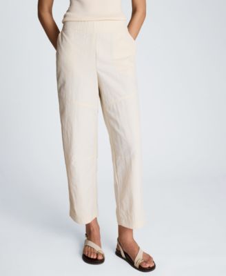 Women's Mid-Rise Barrel Leg Pants