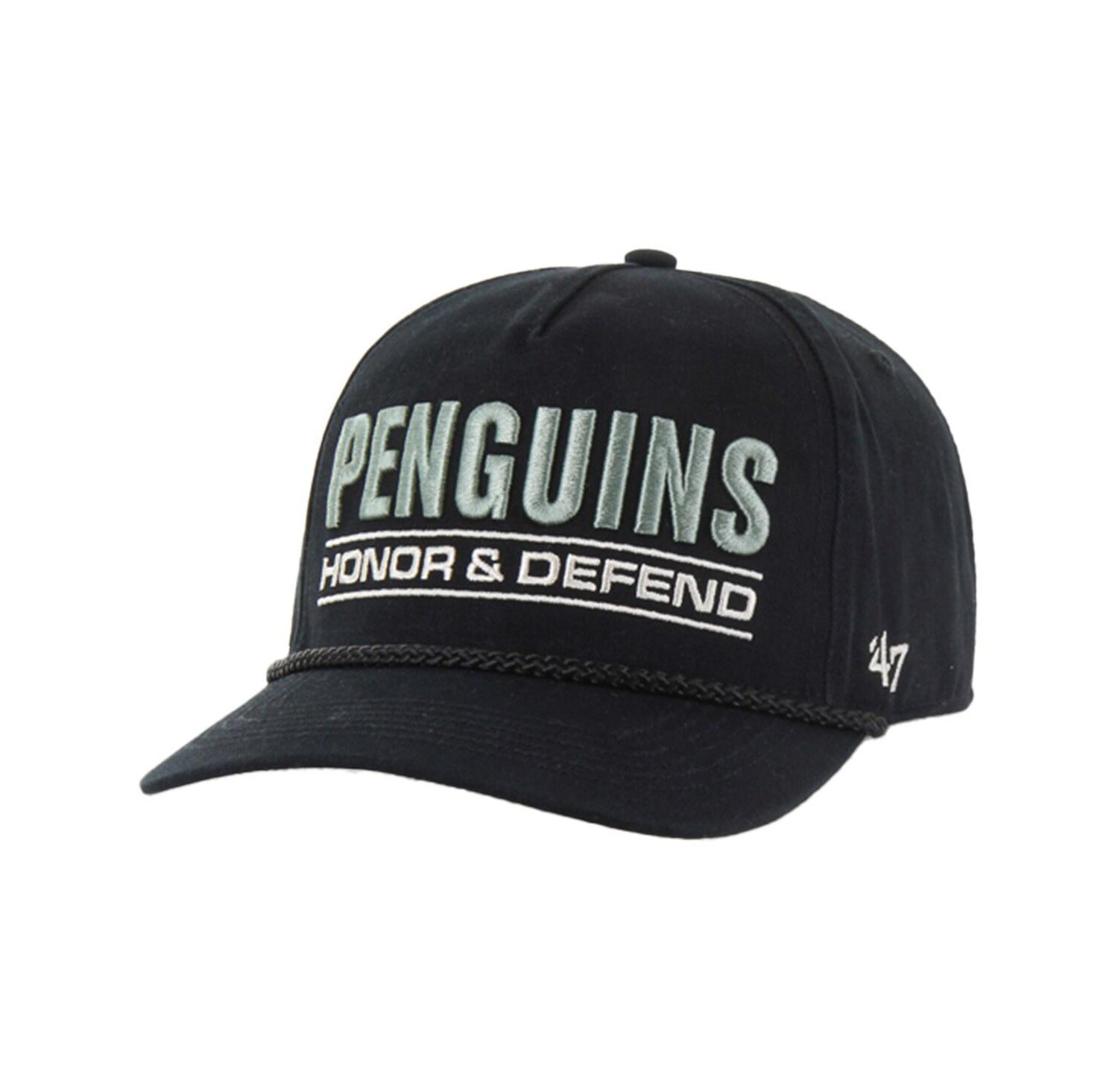 Men's Black Pittsburgh Penguins OHT Military Appreciation Homeland Honor and Defend Hitch Adjustable Hat
