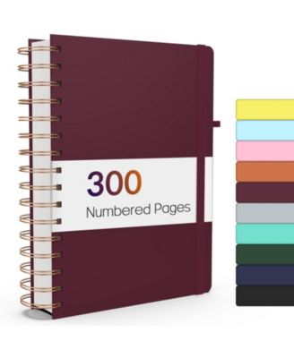 Spiral Journal Notebook Lined Hardcover
