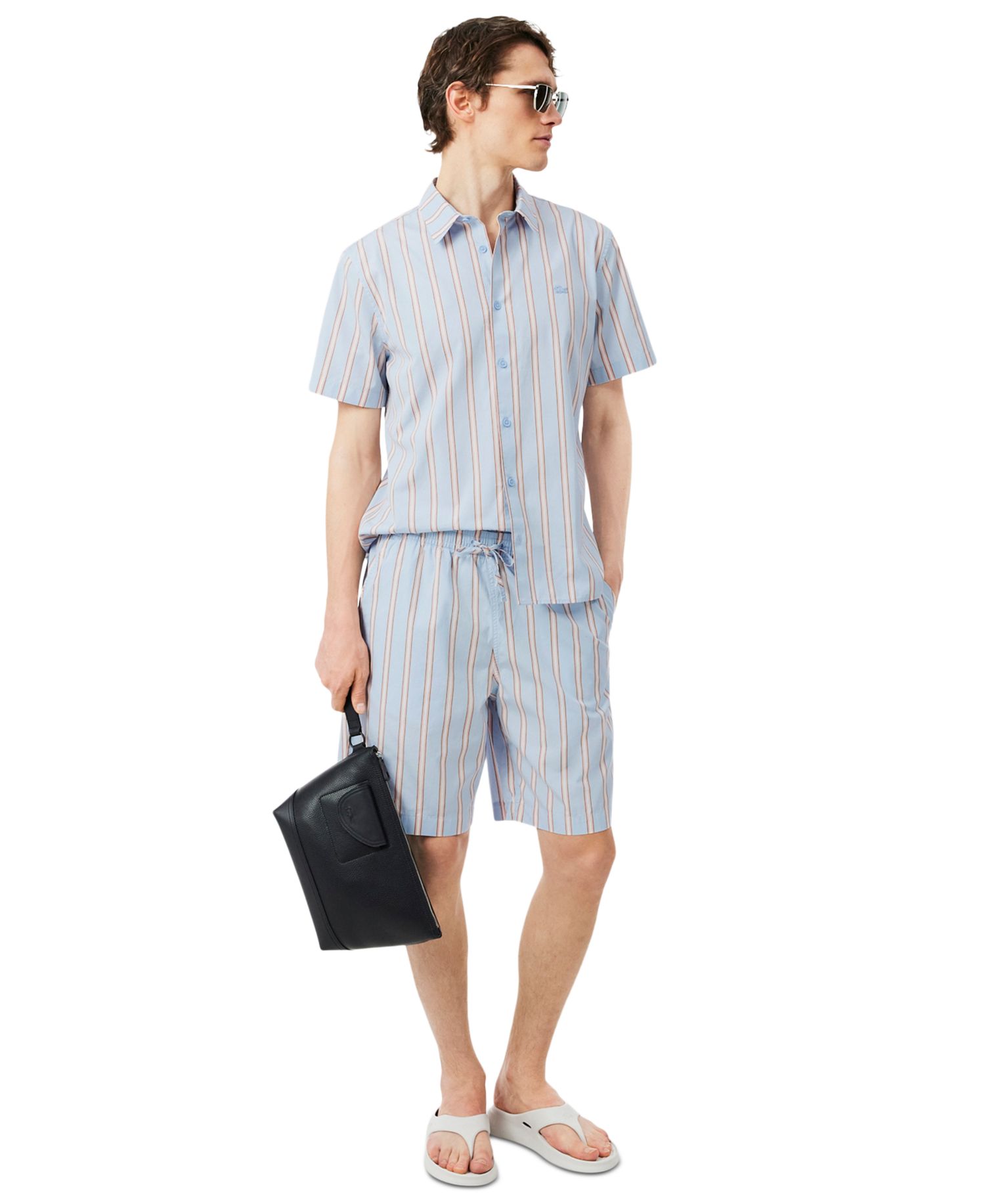 Men's Short-Sleeve Striped Shirt