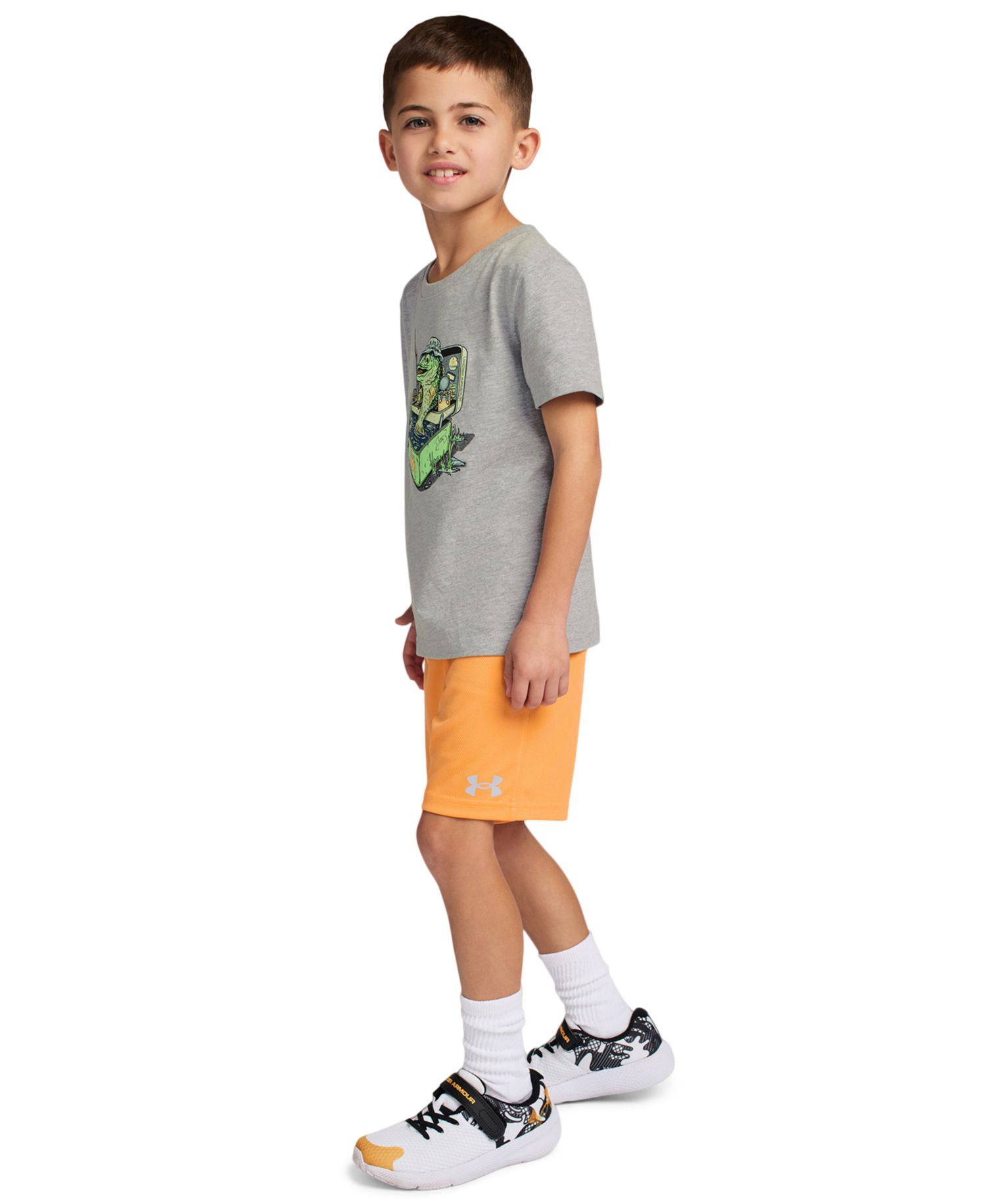 Little Boys' 4T-7 Graphic T-Shirt and Shorts, 2-Piece Set