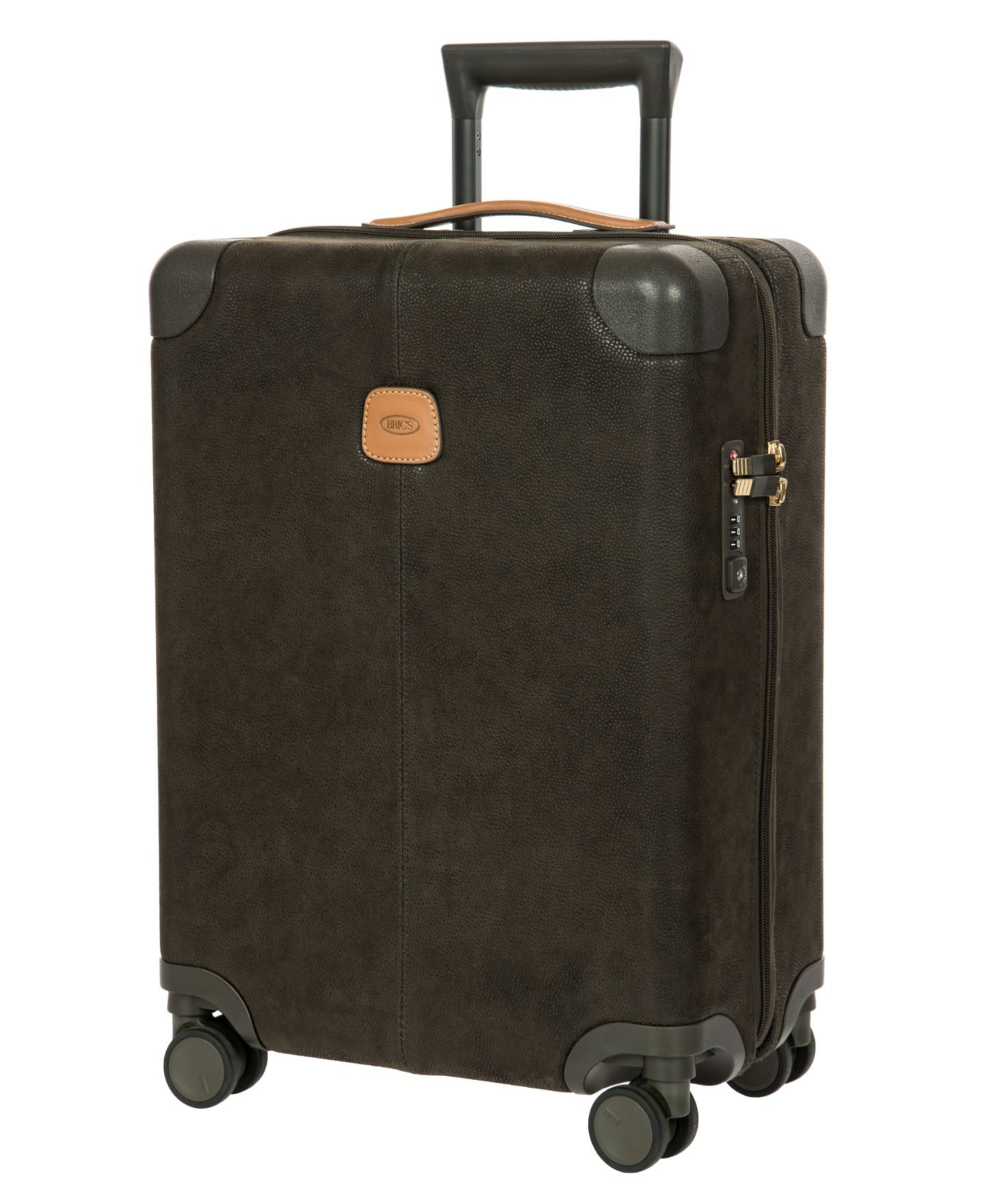 Чемодан Bric's Life Carry-On Hybrid Expandable Spinner, цвет: Оливковый — фото 6