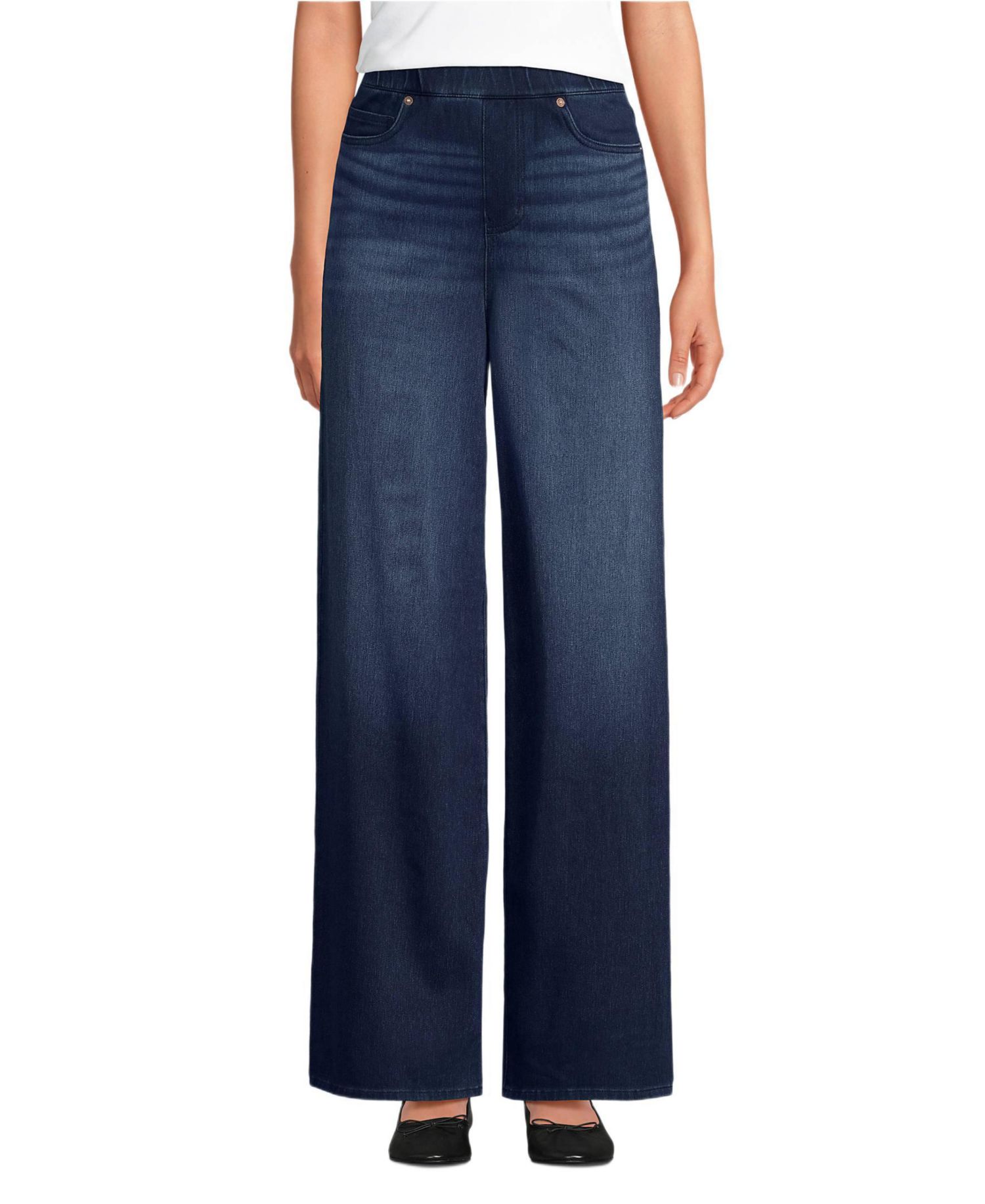 Women's Starfish Denim High Rise Wide Leg Jeans
