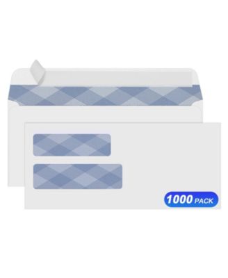 Security Envelopes Self-Seal Double Window