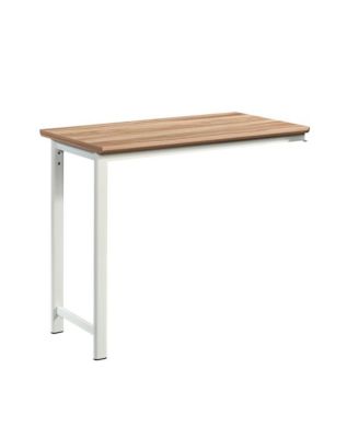 Bergen Circle Desk Return, Kiln Acacia finish