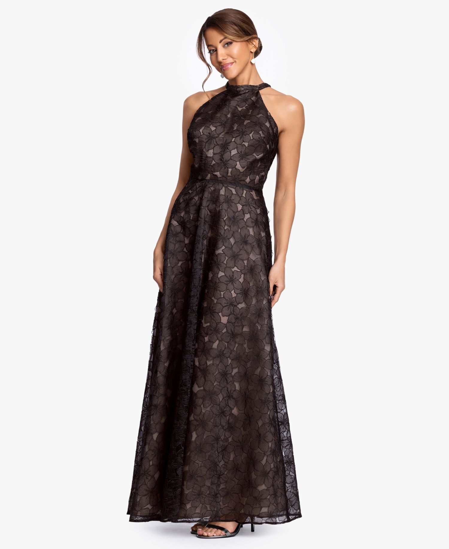 Women's Embroidered A-Line Gown