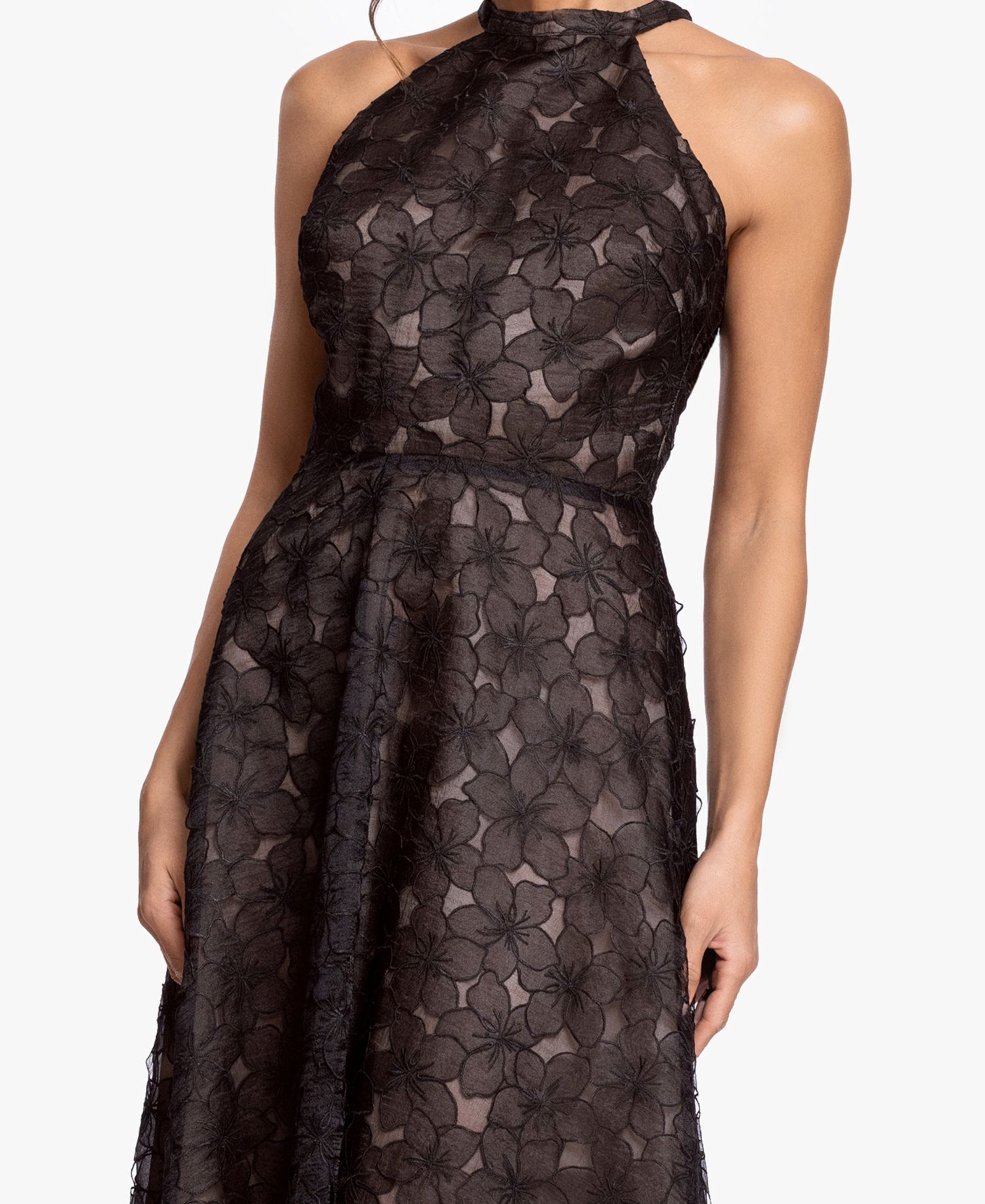 Women's Embroidered A-Line Gown