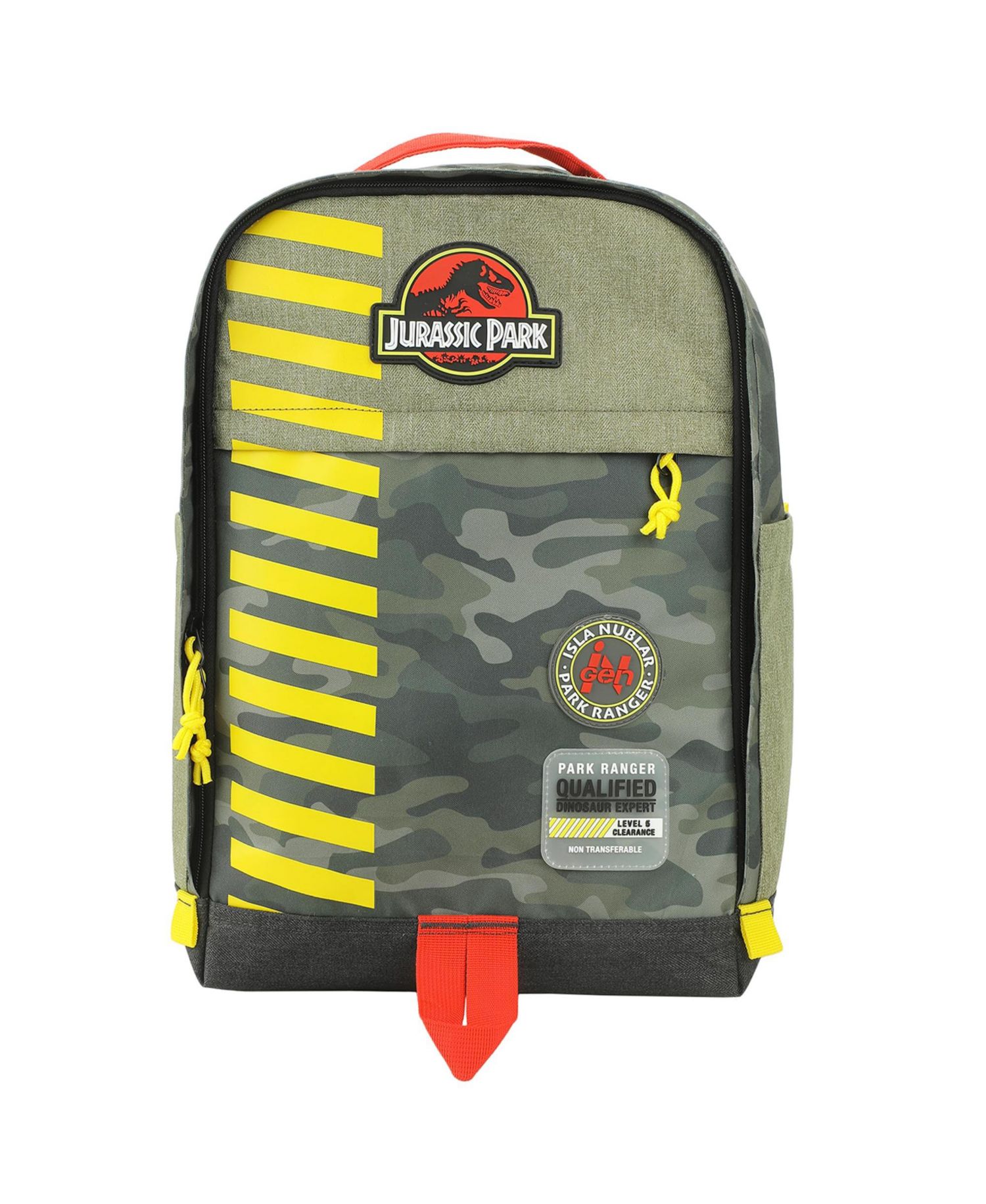 Logo 16" Tan and Camo Backpack