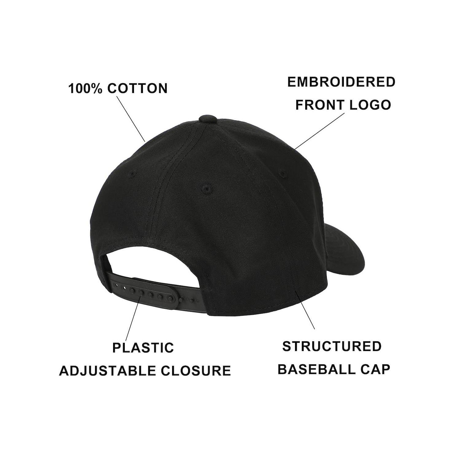 Men's Dungeons and Dragons Embroidered Logo Black Traditional Adjustable Hat