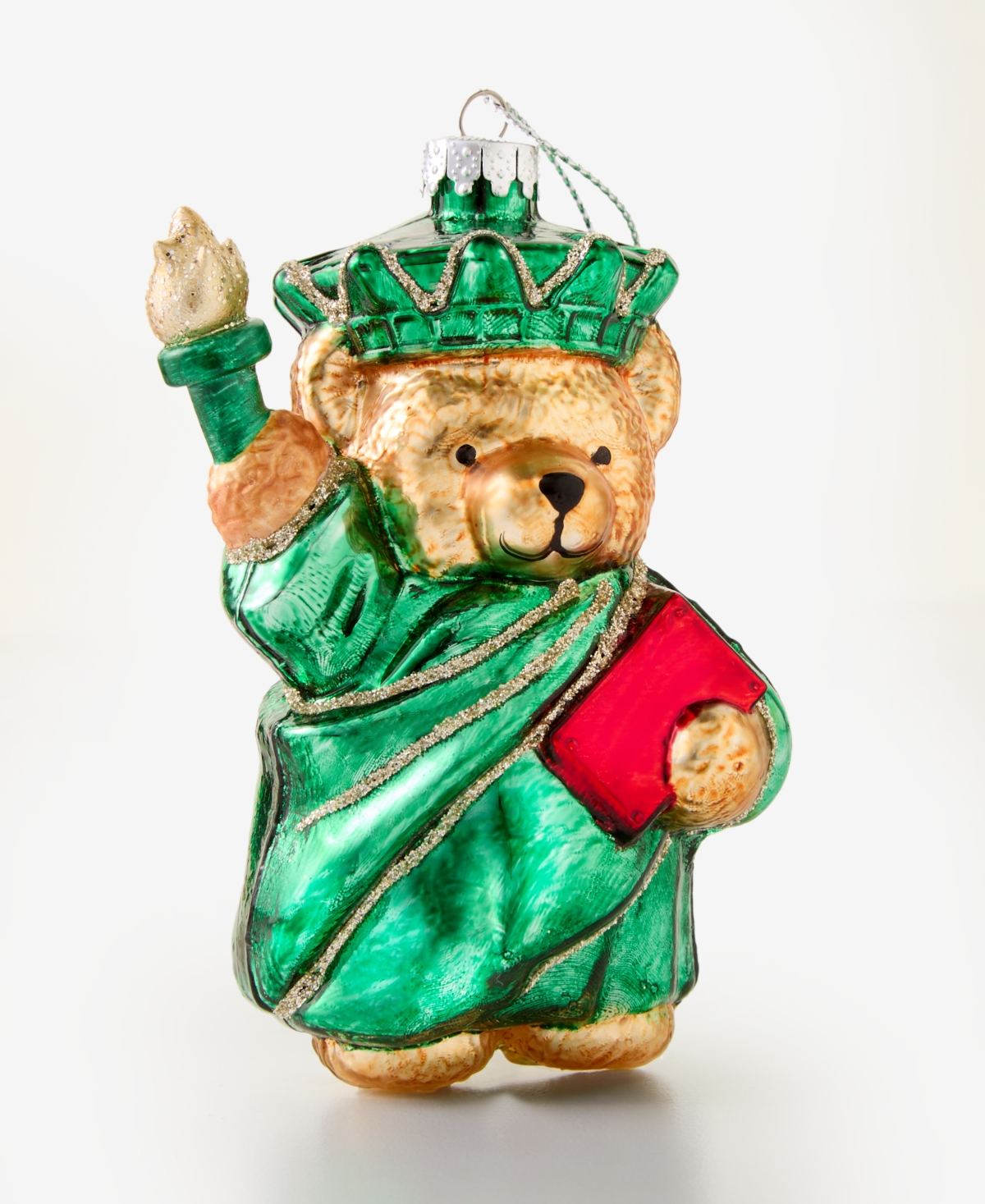 Holiday Lane New York Bear Statue of Liberty Ornament, Macy's Exclusive