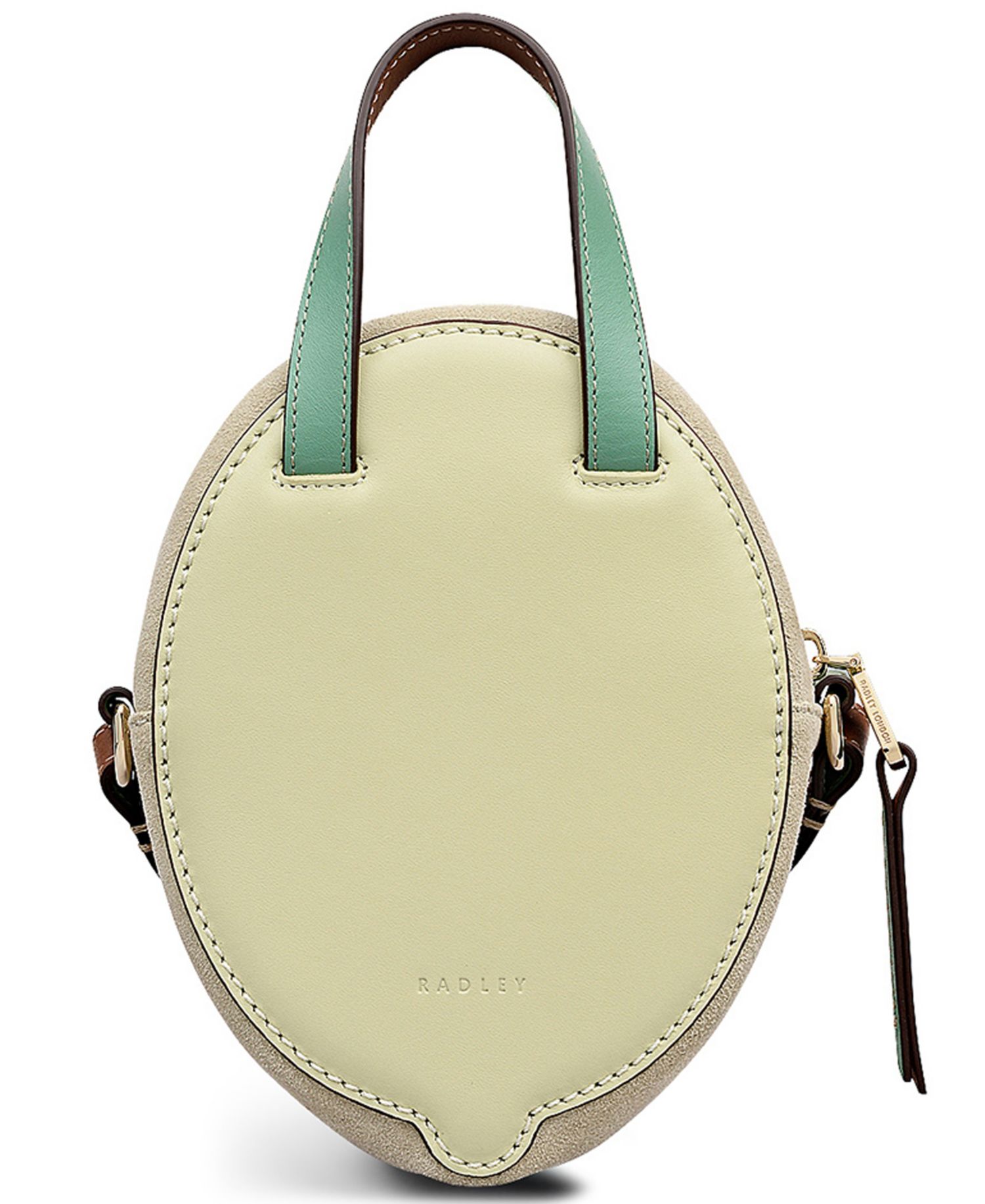 Riviera Leather Zip-Top Mini Crossbody Handbag
