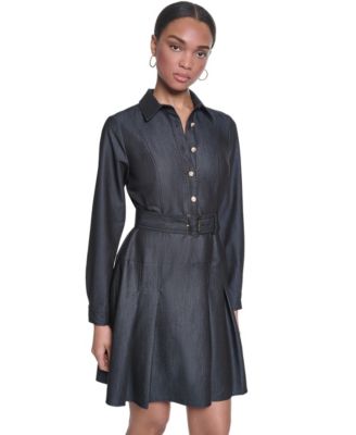 Women's Long Sleeve Denim Dresses | Macy's