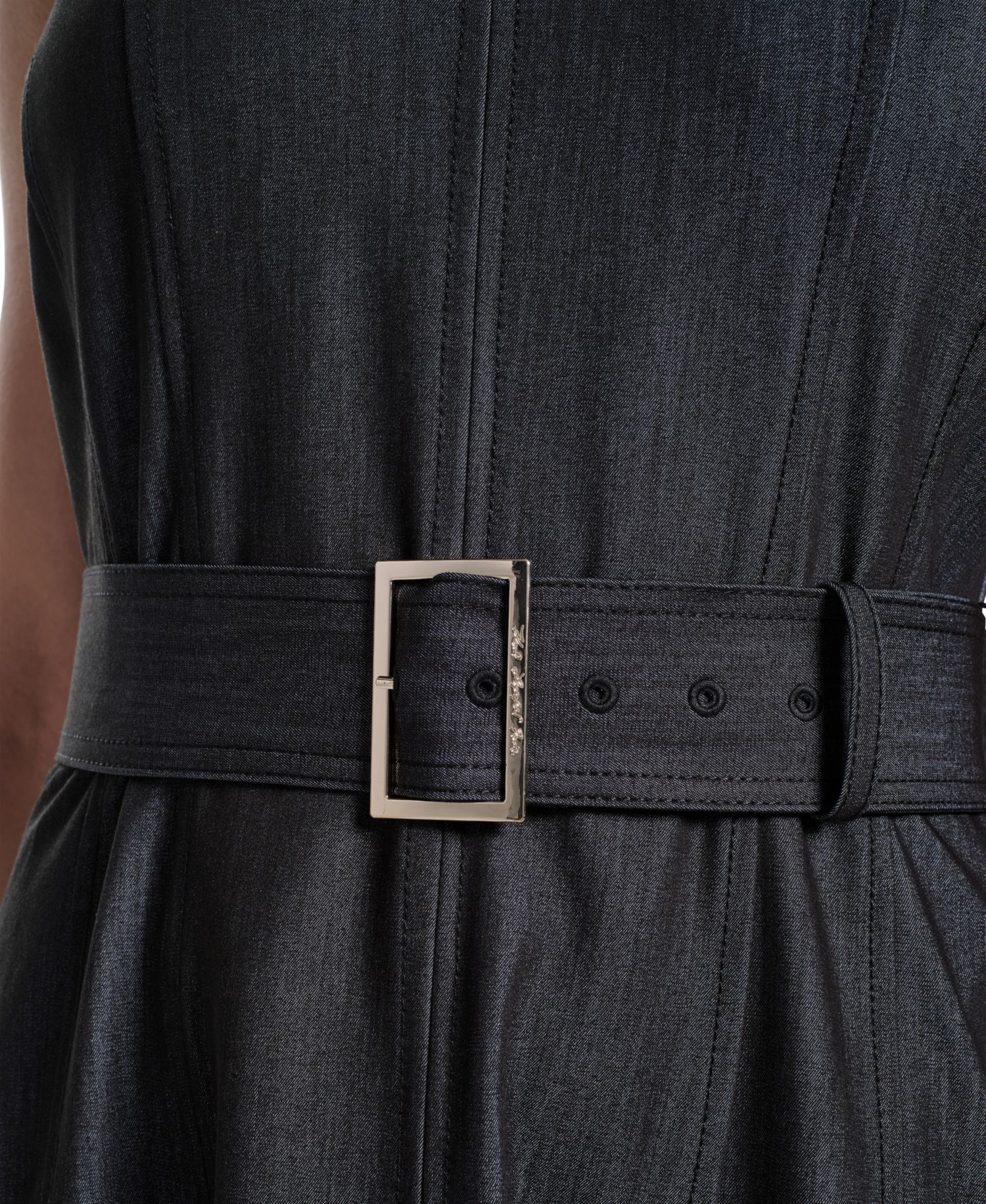 Women's Denim Midi Dress