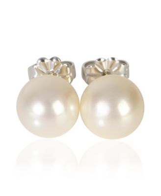 Pre-Owned Tiffany & Co Sterling Silver Pearl Earrings - Sterling silver