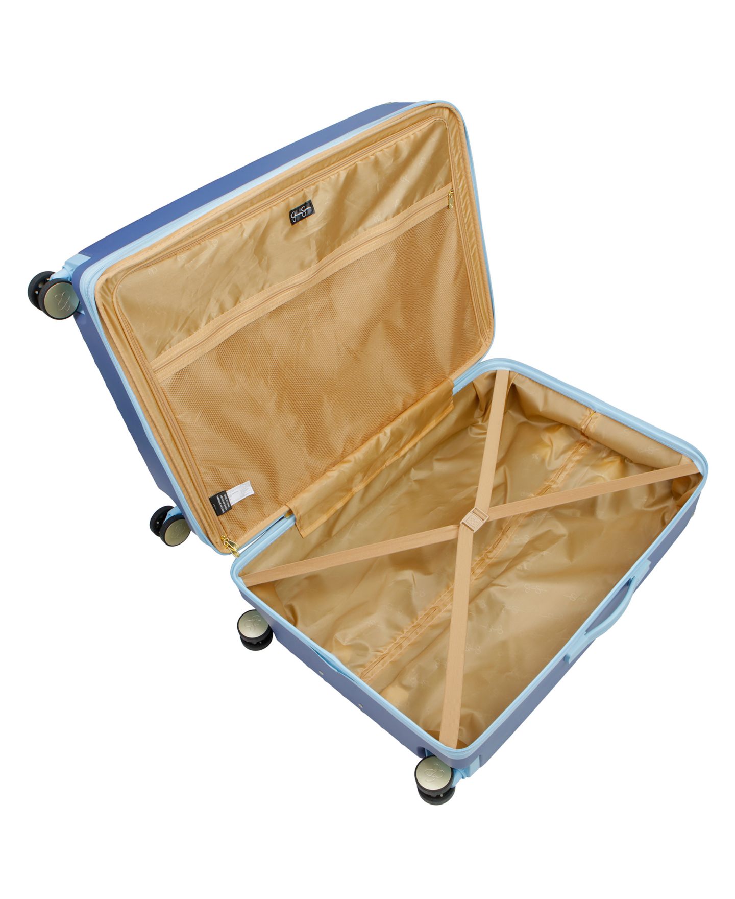 Чемоданы Jessica Simpson Sag Harbor 3 Piece Hardside Spinner Luggage Set, цвет: Синий — фото 35