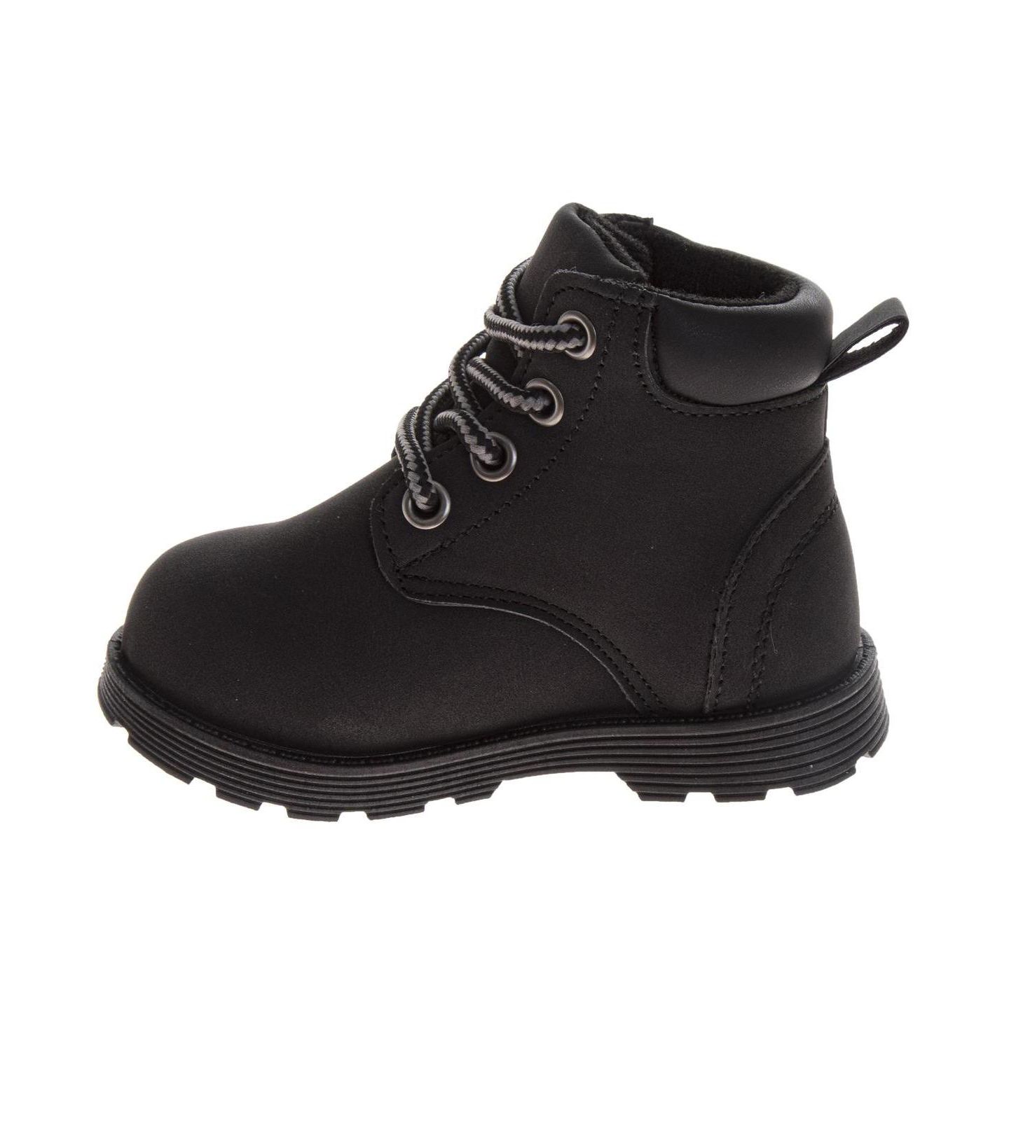 Ботинки Josmo Construction Boots Durable для девочек, цвет: Чёрный — фото 3