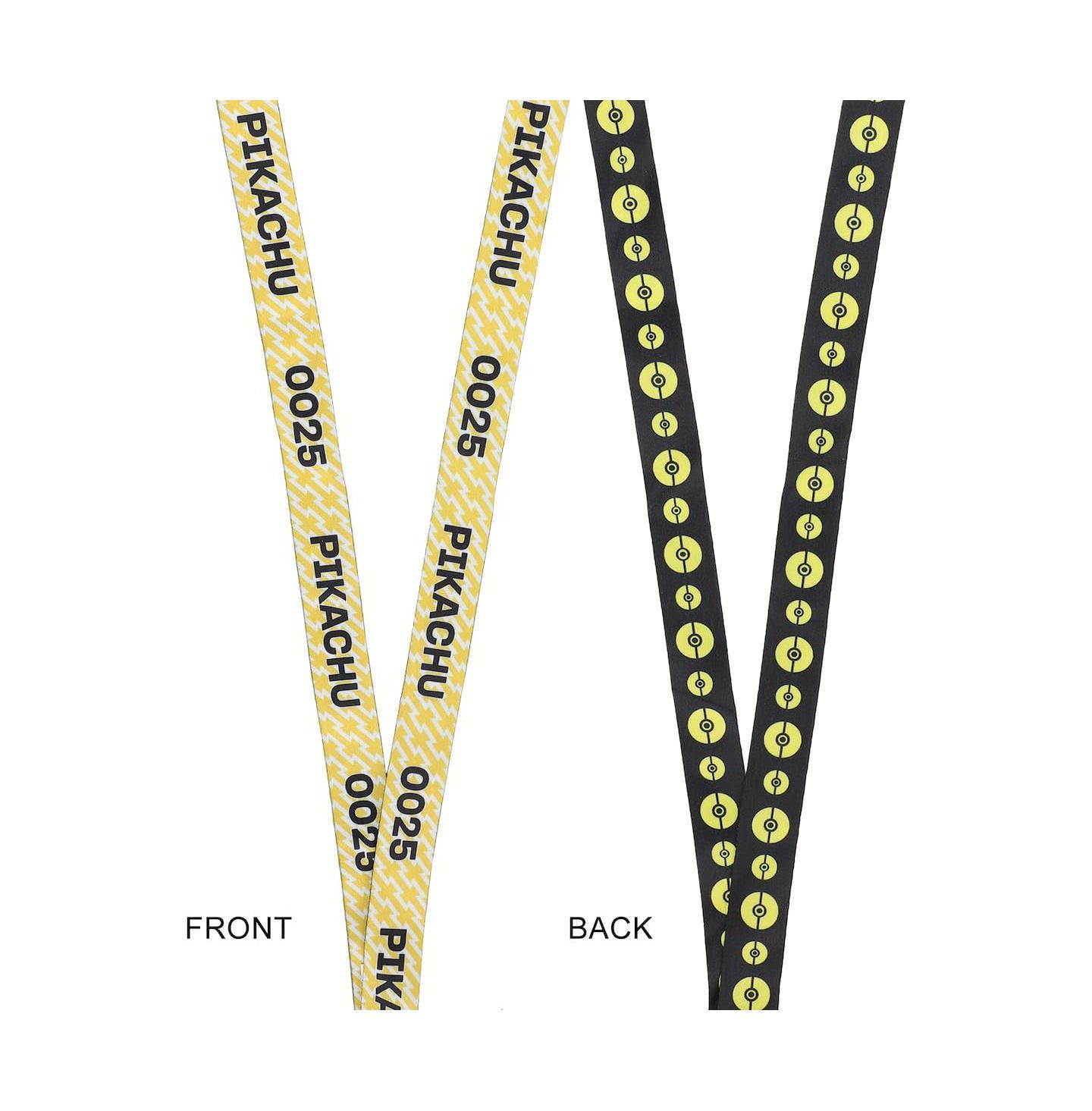 Женские брелоки Pokemon Pikachu Yellow Kanto Region First Partner Lanyard, цвет: Разноцветный — фото 8