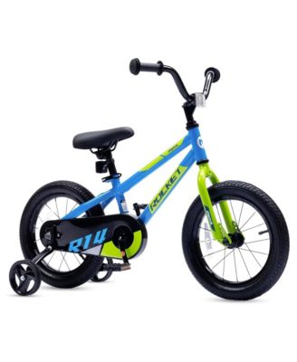 Rocket Outdoor Children's Bike with Training Wheels, 12 Inch