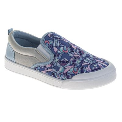 Women's Stitch Slip On Canvas Sneakers Easy On/Off Casual Wear Comfort Fit